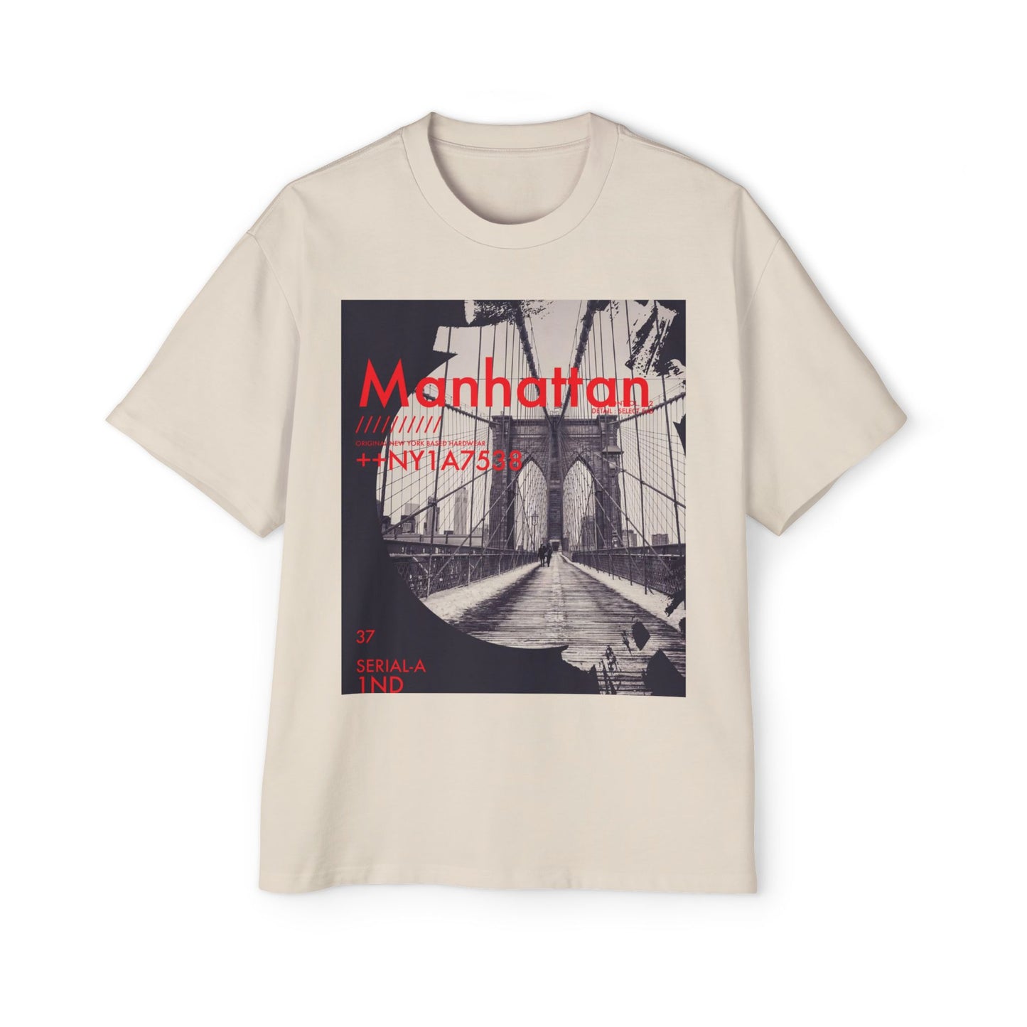 Manhattan Bridge Graphic Tee — Vintage NYC Photo Print