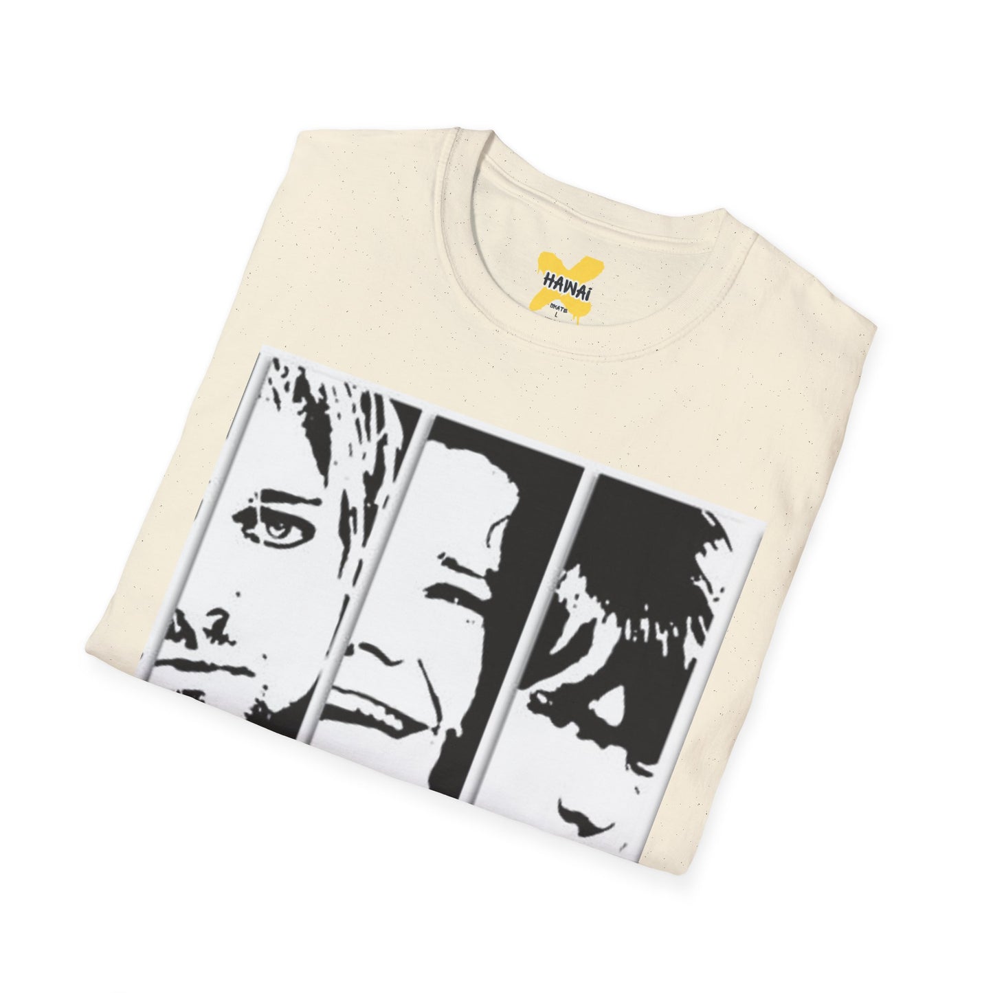 Trendy Band Graphic T-Shirt, Unisex Softstyle Tee, Casual Everyday Wear, Music Lover Gift, Rock Band Style