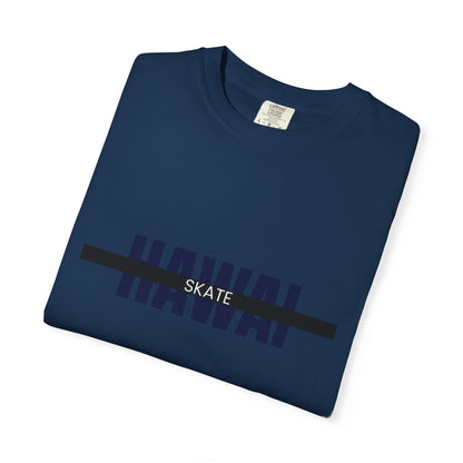 Hawaiian Skate T-Shirt | Unisex Casual Tee, Beachwear, Summer Fashion, Gift for Skaters, Vacation Essential, Graphic Tee