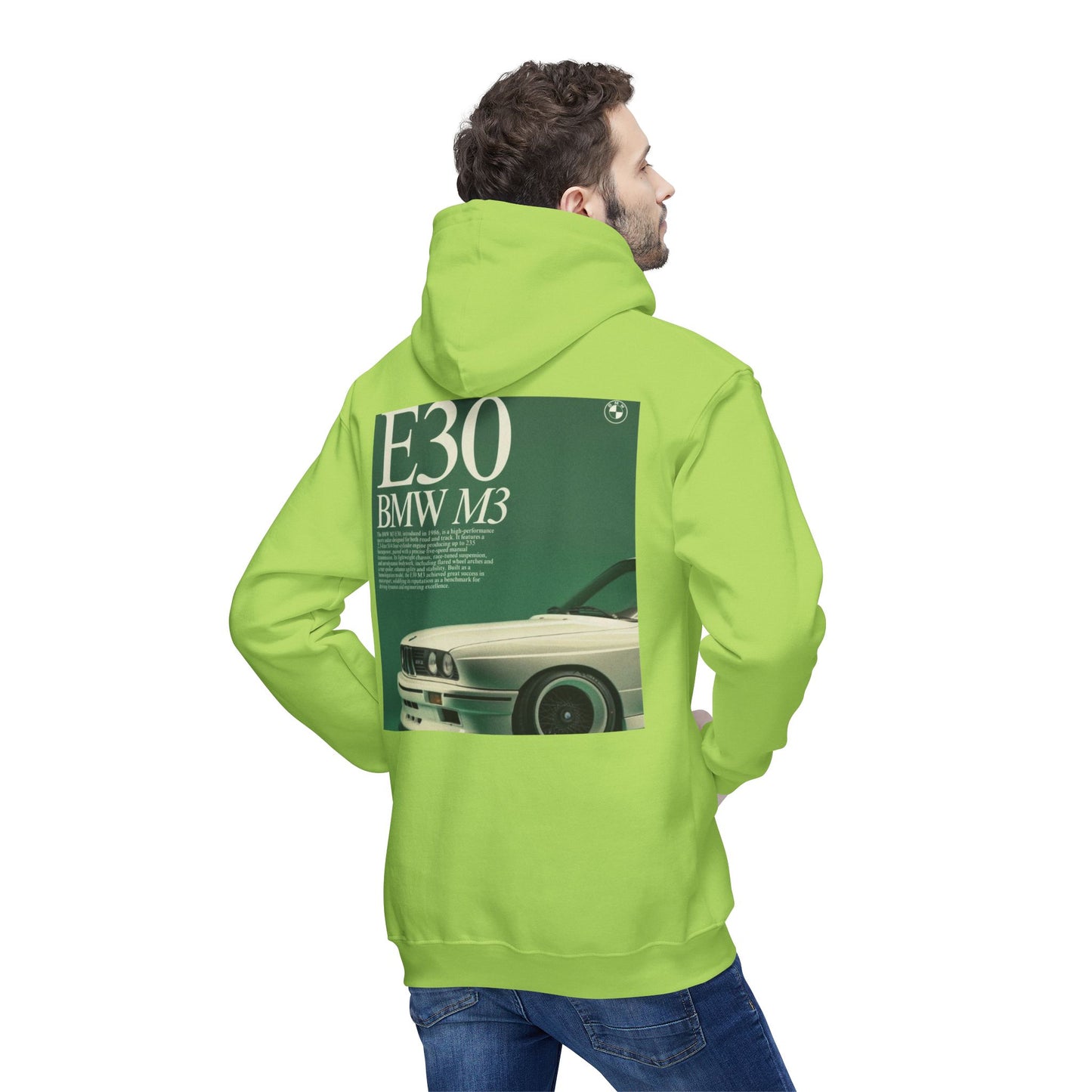 Retro BMW M3 Unisex Hoodie - Made in the USA