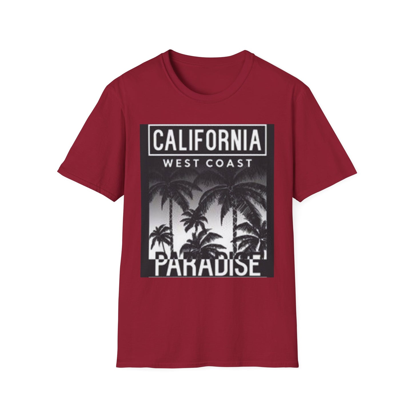 California Paradise Unisex T-Shirt, West Coast Apparel, Summer Vibes Shirt, Beachwear, Travel Tee, Gift for Travelers