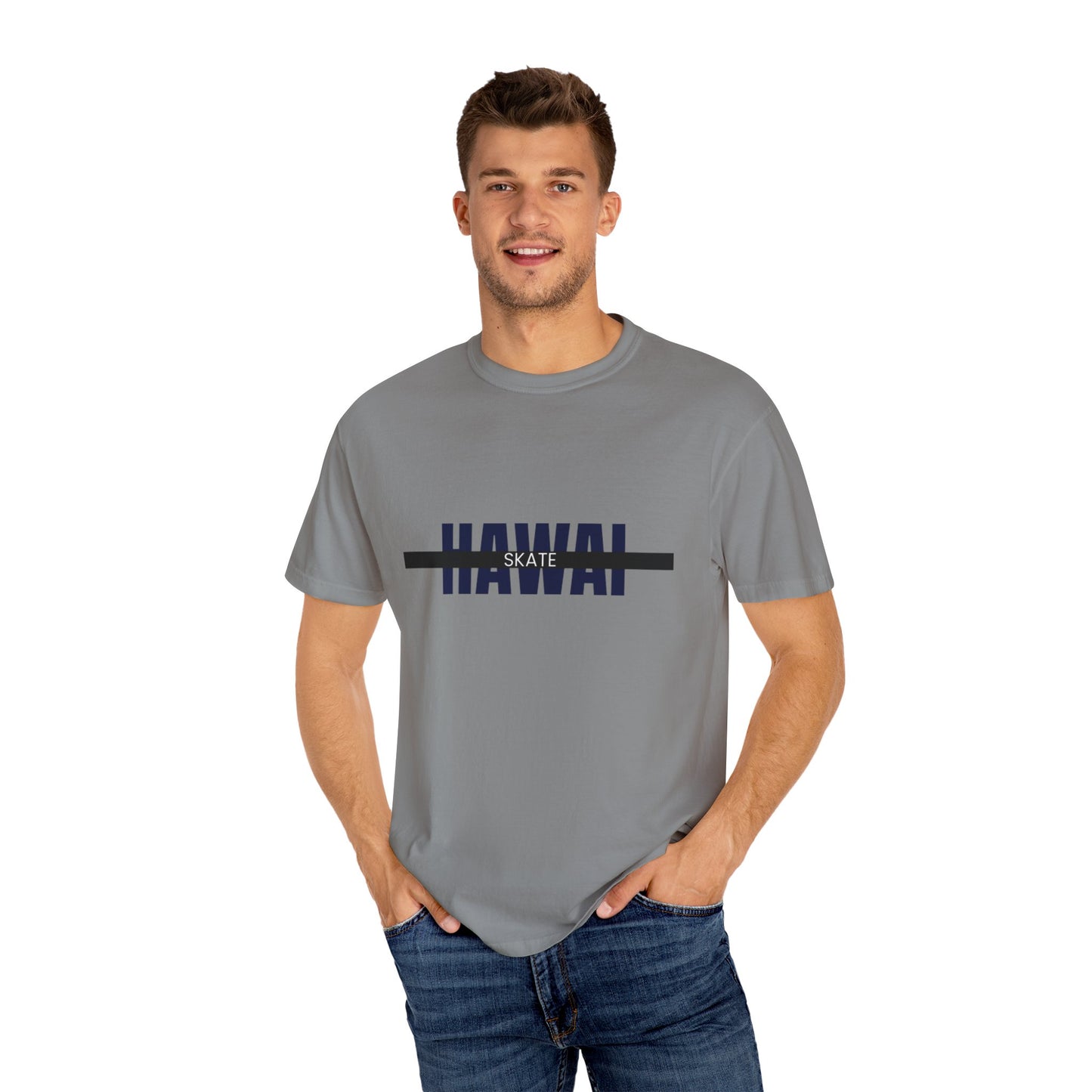 Hawaiian Skate T-Shirt | Unisex Casual Tee, Beachwear, Summer Fashion, Gift for Skaters, Vacation Essential, Graphic Tee