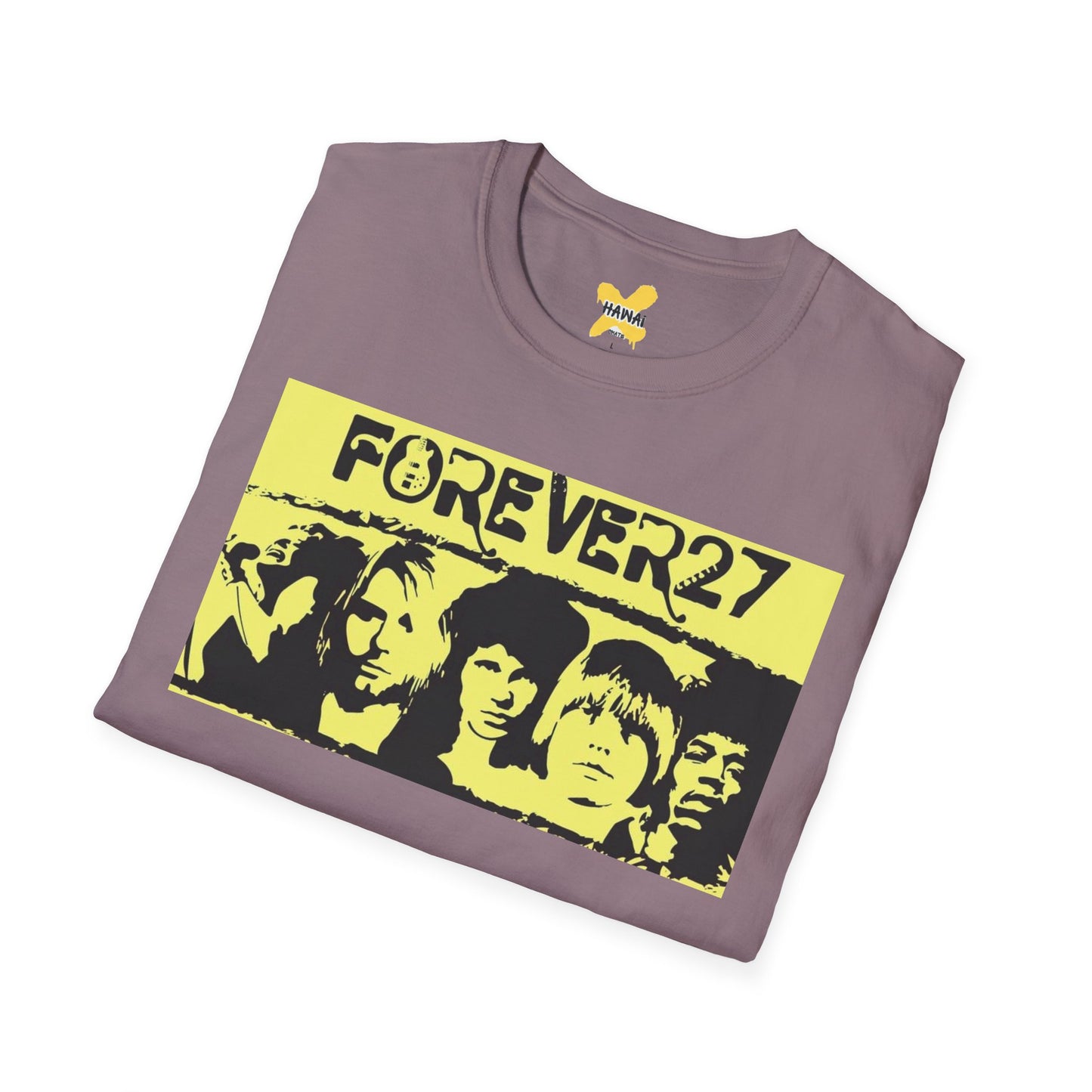 Forever 27 Unisex Softstyle T-Shirt - Tribute to Iconic Musicians