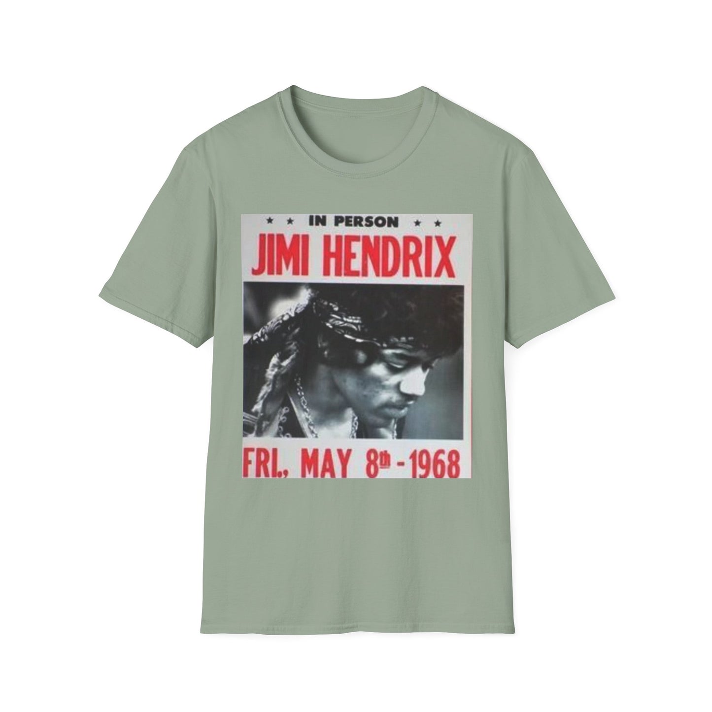 Vintage Jimi Hendrix T-Shirt, Retro Rock Tee, Music Gift for Fans, Unisex Graphic Tee, Concert Memorabilia