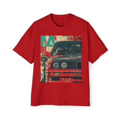 Vintage Racing Car Tee — Retro BMW Front Graphic T-Shirt