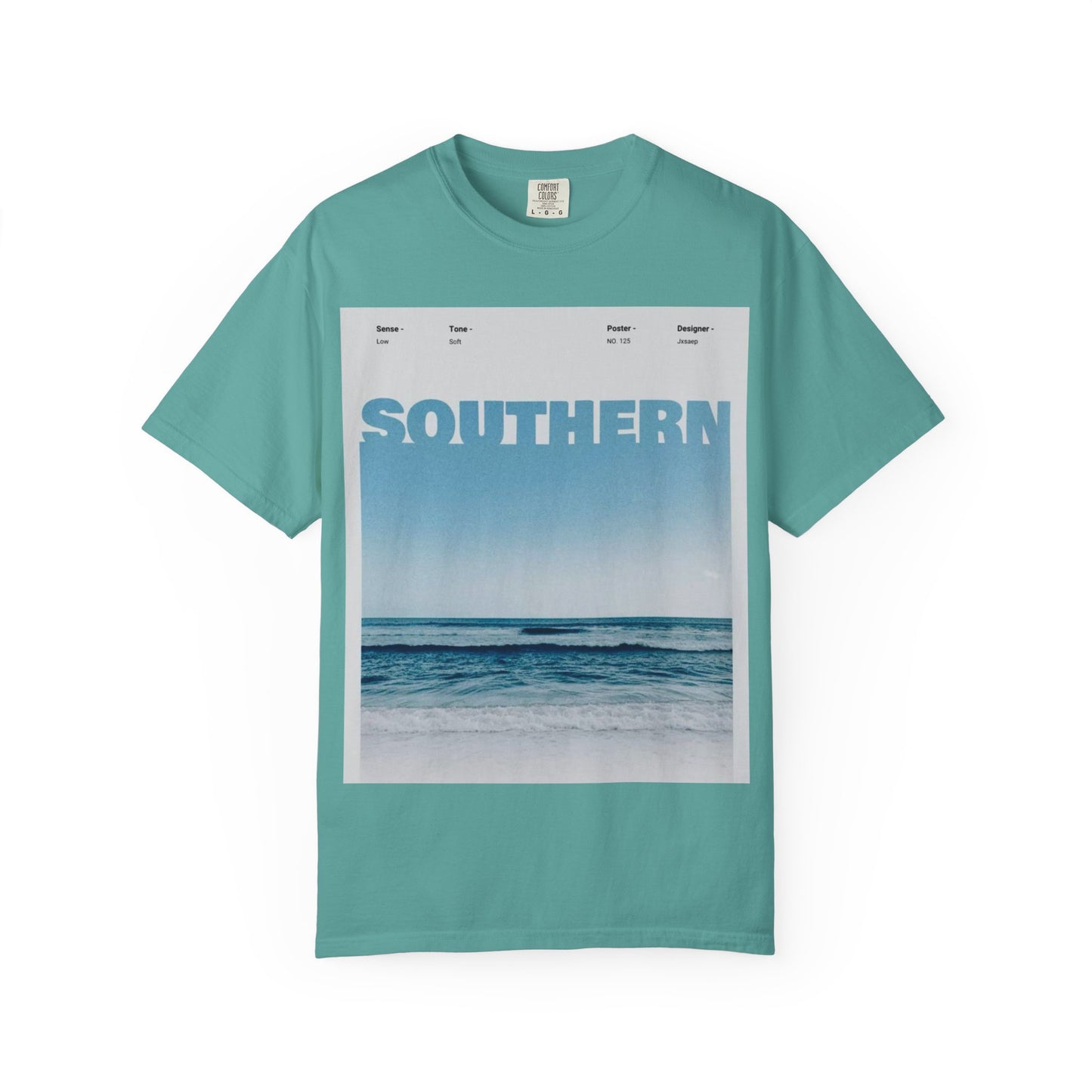 Southern Beach Photo T-Shirt — Ocean Waves Graphic Tee
