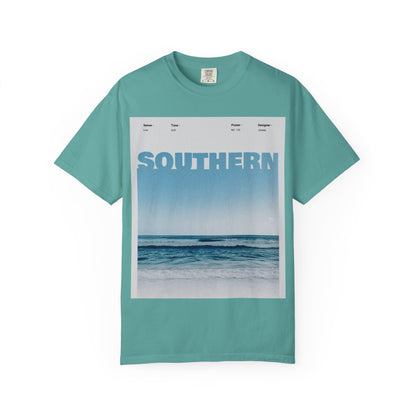 Southern Beach Photo T-Shirt — Ocean Waves Graphic Tee
