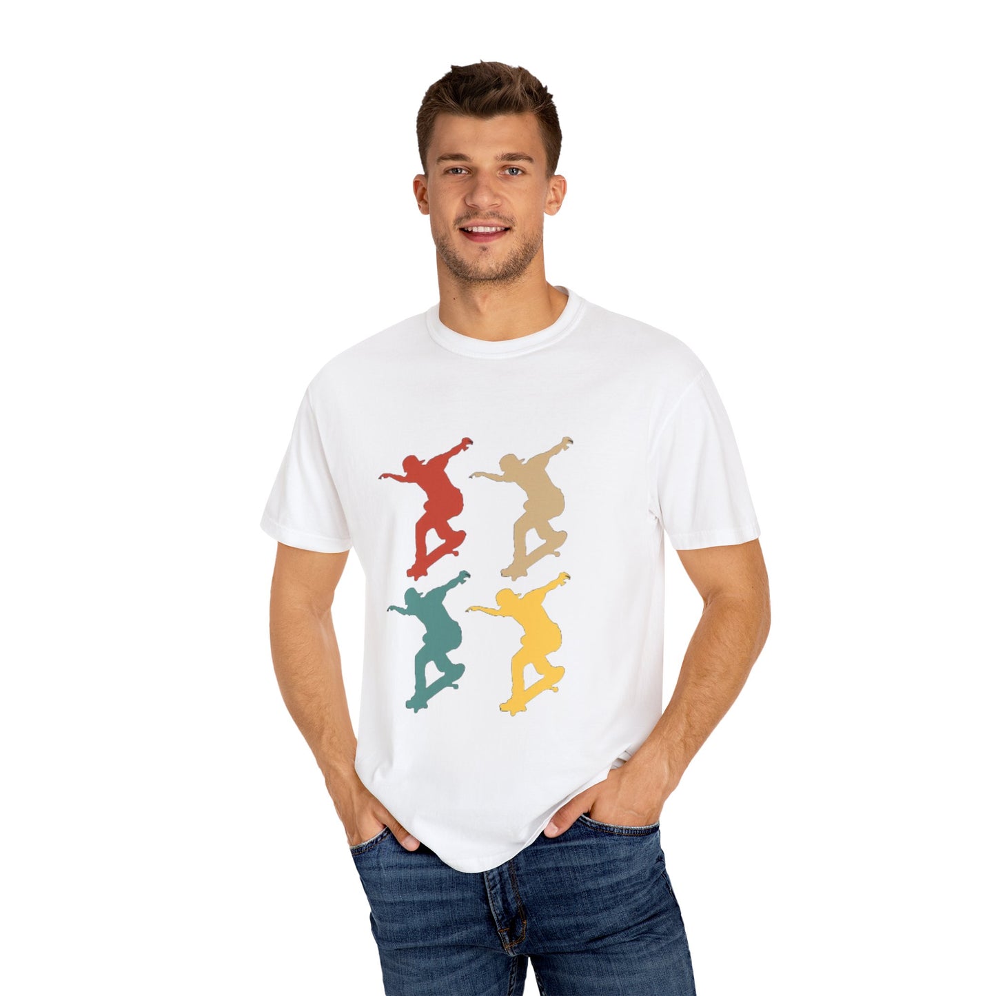 Vibrant Skateboarding T-Shirt for Adventure Lovers