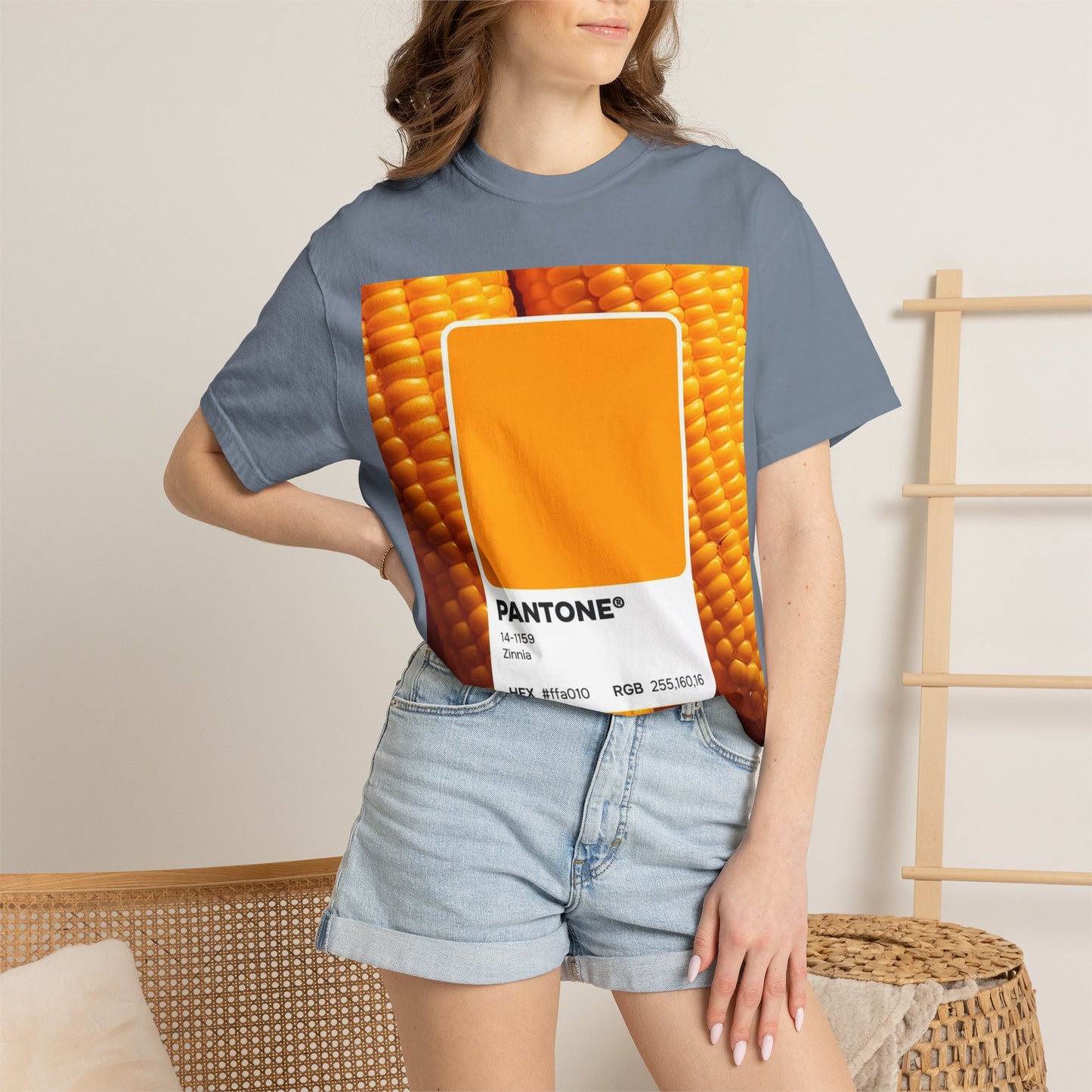 Pantone Corn Yellow Graphic T-Shirt