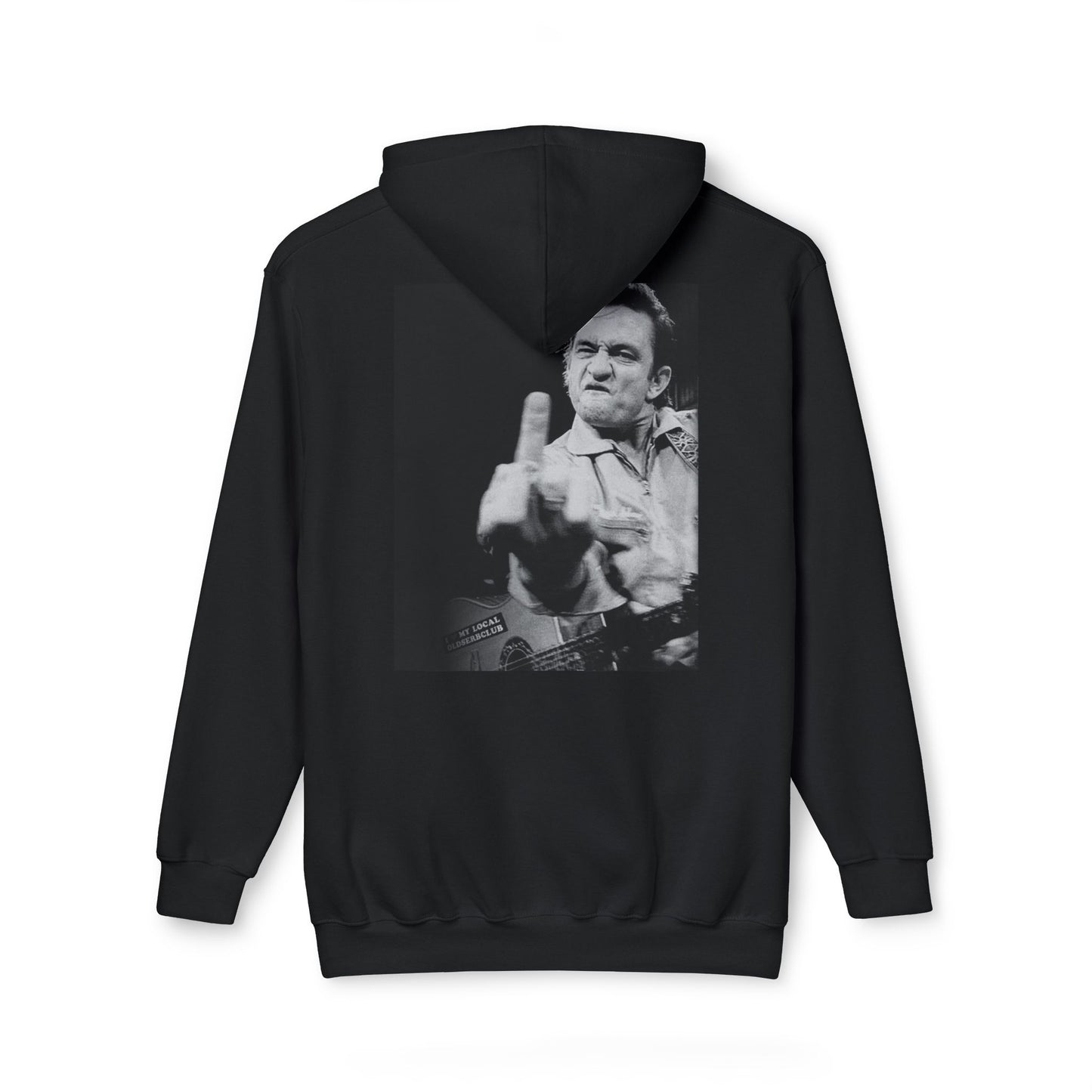 Unisex Hooded Sweatshirt with Bold Graphic Print - Perfect for Music Lovers