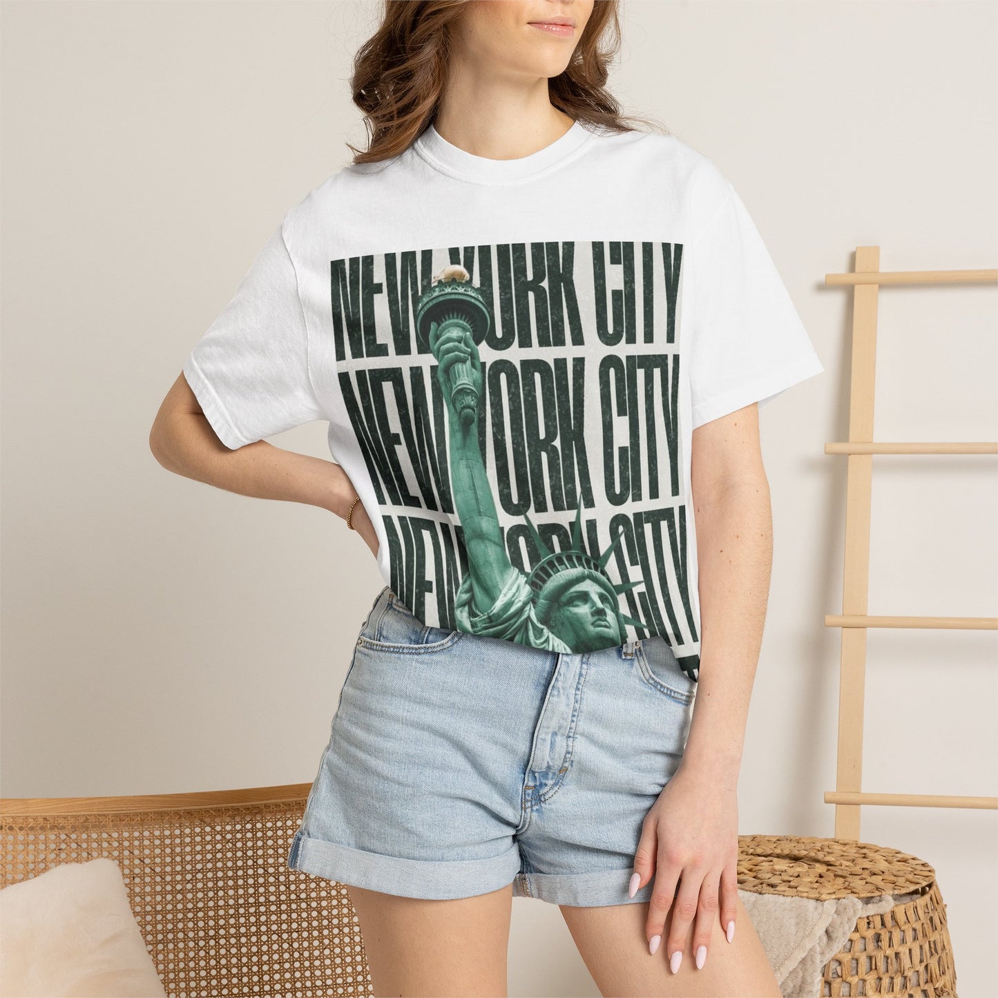 New York City Statue of Liberty Graphic T-Shirt — Retro Urban Travel Tee