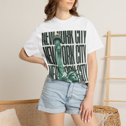 New York City Statue of Liberty Graphic T-Shirt — Retro Urban Travel Tee