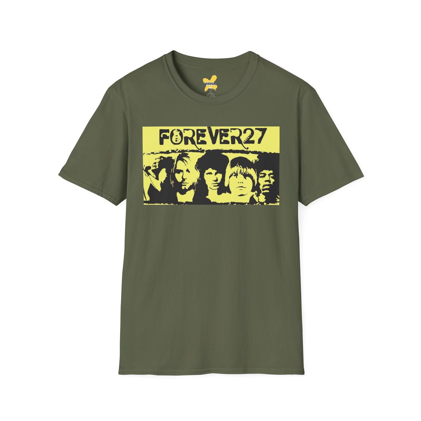 Forever 27 Unisex Softstyle T-Shirt - Tribute to Iconic Musicians