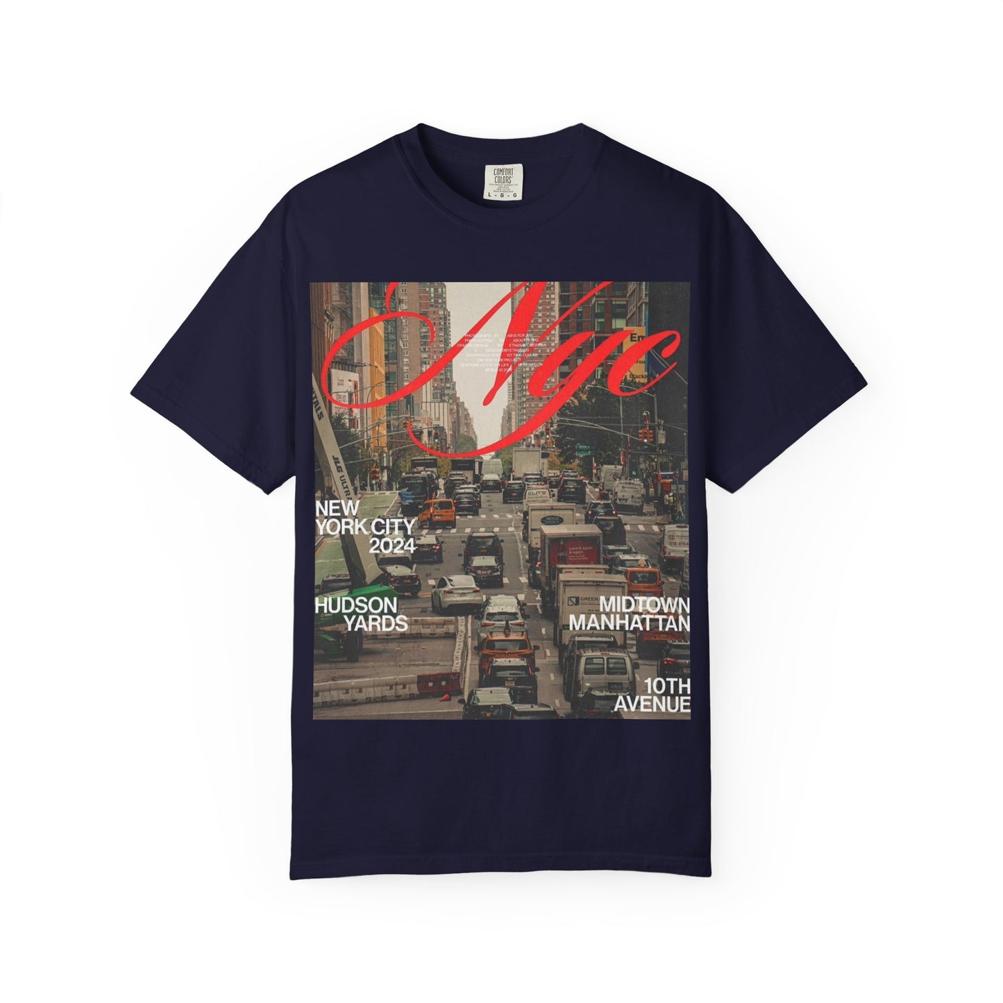 NYC Traffic Photo Tee — Midtown Manhattan Hudson Yards Graphic T-Shirt