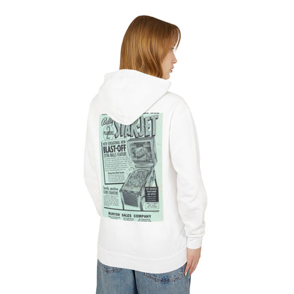 Retro Arcade Inspired Lightweight Hoodie - Perfect for Gamers & Nostalgic Fans