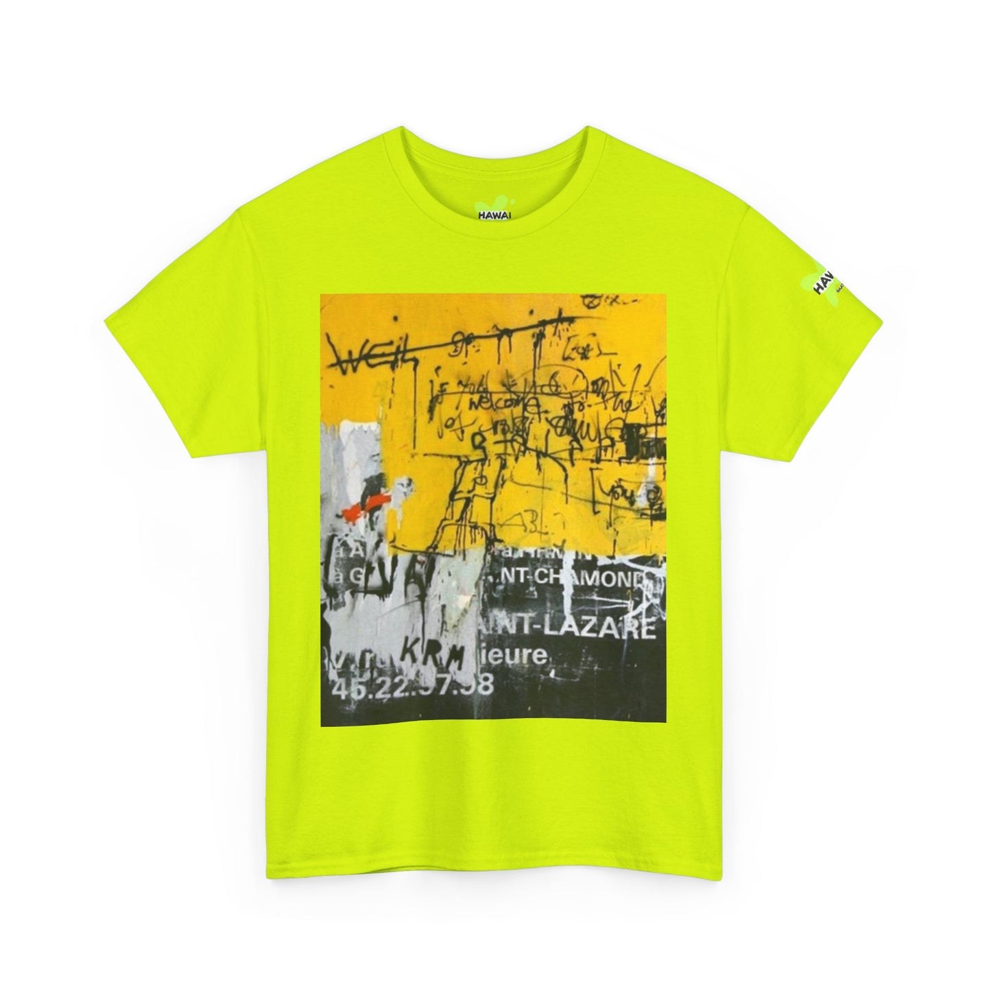 Urban Graffiti Unisex Heavy Cotton Tee | Street Art Inspired Graphic Shirt