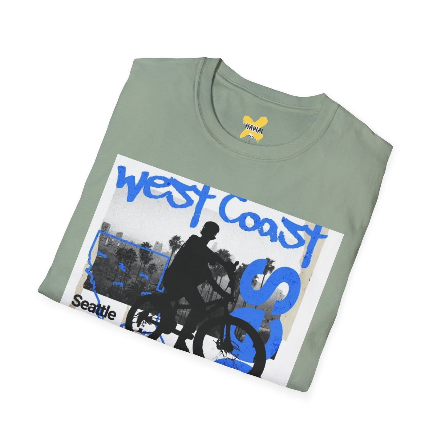 Vintage West Coast Graphic T-Shirt, Casual Tee, Summer Top, Gift for Travelers, Coastal Vibes Wear, Beach Day Shirt