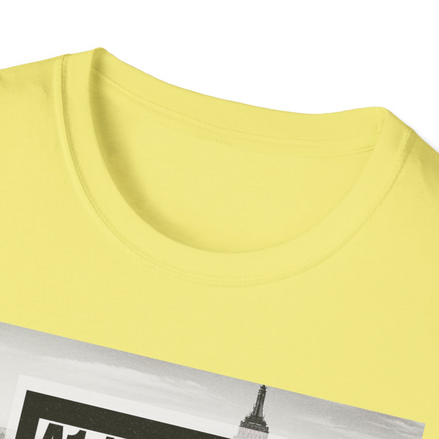 NYC Graphic Unisex Softstyle T-Shirt | Casual Wear, Street Style, Unique Gift, Travel Souvenir, City Life