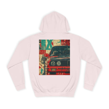 Vintage Racing Car Hoodie — Retro Motorsport Graphic Pullover