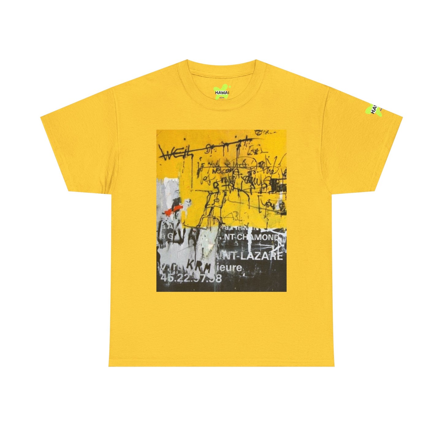 Urban Graffiti Unisex Heavy Cotton Tee | Street Art Inspired Graphic Shirt