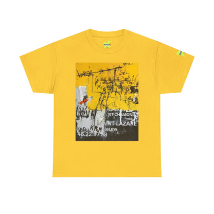 Urban Graffiti Unisex Heavy Cotton Tee | Street Art Inspired Graphic Shirt