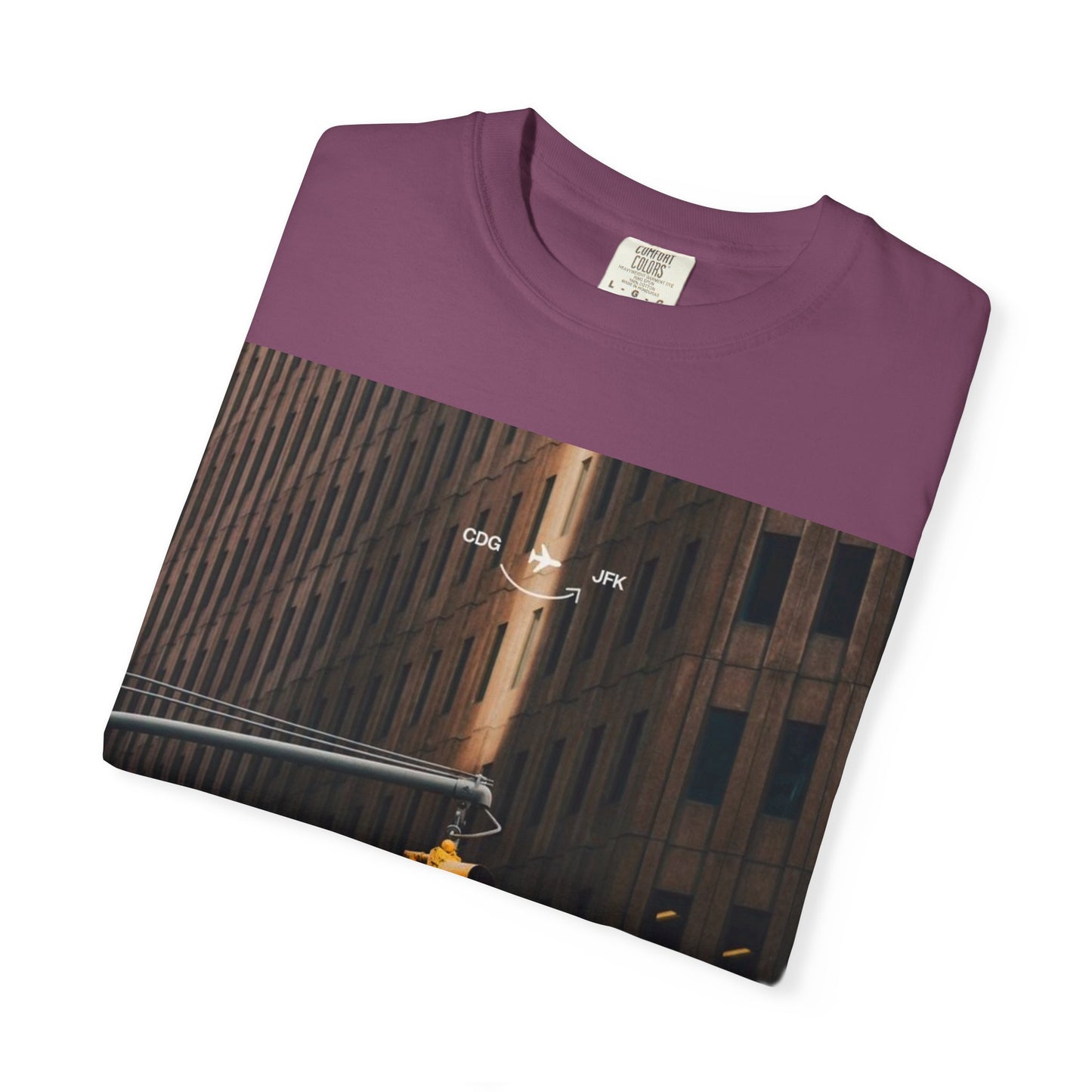 New York City Traffic Light Photo T‑Shirt — Urban Streetwear Tee