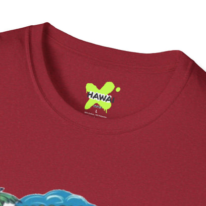 Summer Vibes Cat T-Shirt - Unisex Softstyle Tee for Relaxation and Fun