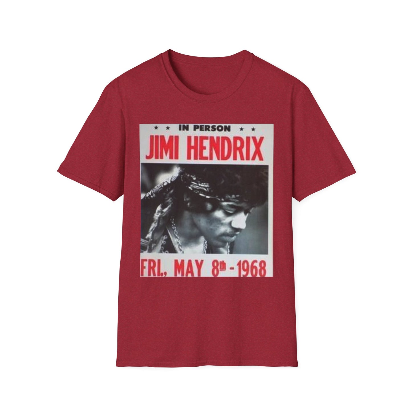 Vintage Jimi Hendrix T-Shirt, Retro Rock Tee, Music Gift for Fans, Unisex Graphic Tee, Concert Memorabilia