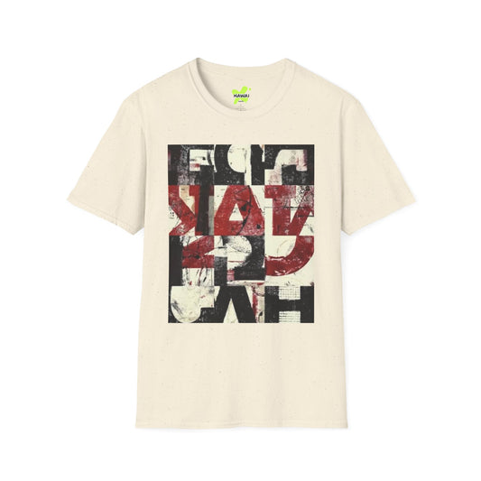 Artistic Unisex Softstyle T-Shirt - Modern Abstract Design