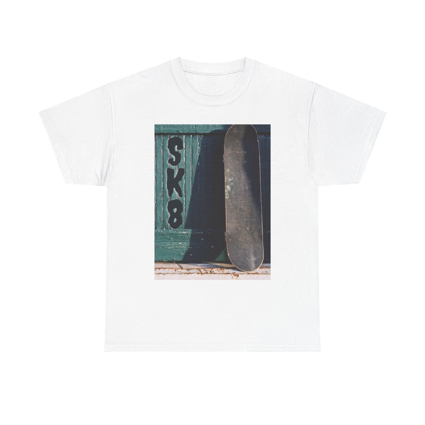 Skateboarding Vibes Unisex Heavy Cotton Tee - Perfect Gift for Skaters