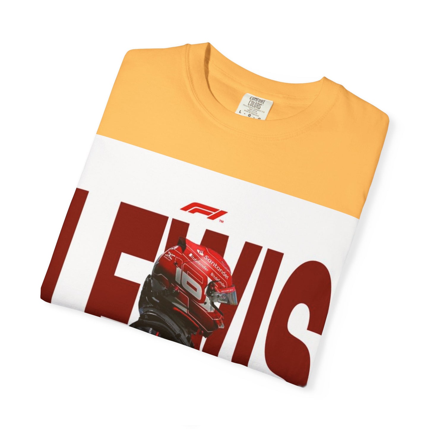 Lewis Hamilton F1 Unisex Garment-Dyed T-Shirt - Perfect for Racing Fans