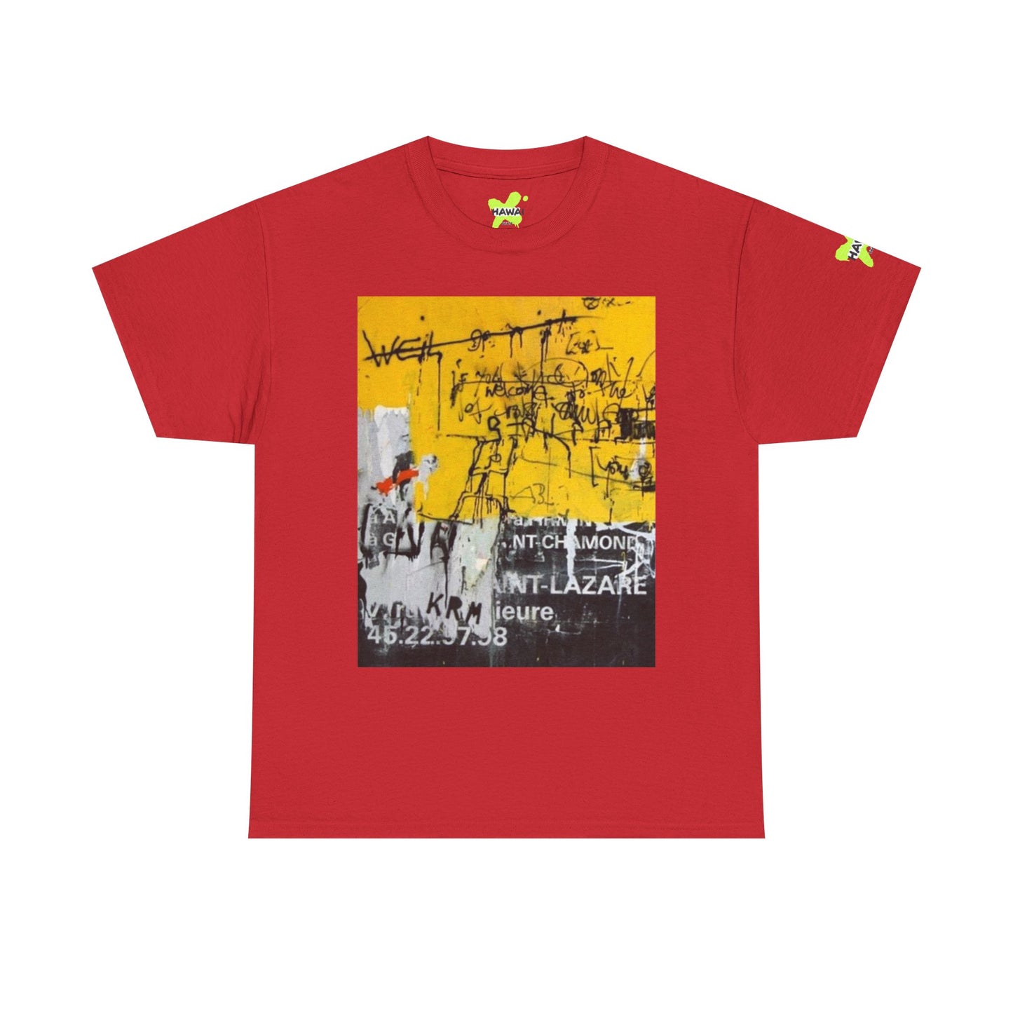 Urban Graffiti Unisex Heavy Cotton Tee | Street Art Inspired Graphic Shirt