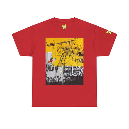 Urban Graffiti Unisex Heavy Cotton Tee | Street Art Inspired Graphic Shirt