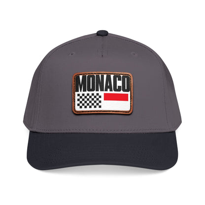 Monaco Leather Patch Baseball Cap – Vintage Racing Flag Hat