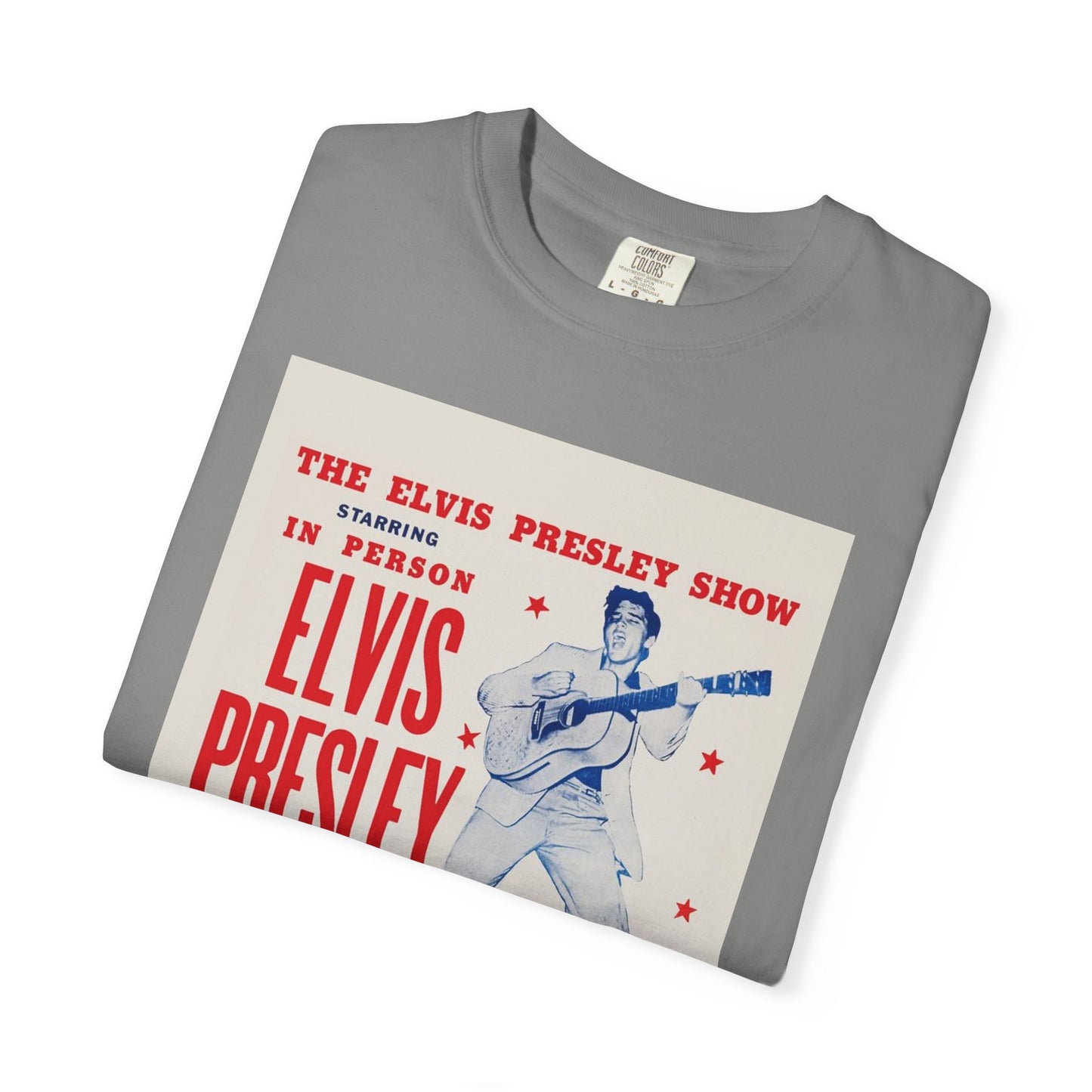 Vintage Elvis Presley Concert T-Shirt - Unisex Garment-Dyed Tee