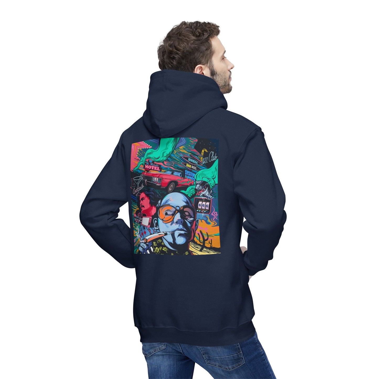 Retro Graphic Unisex Hooded Sweatshirt - Made in the US