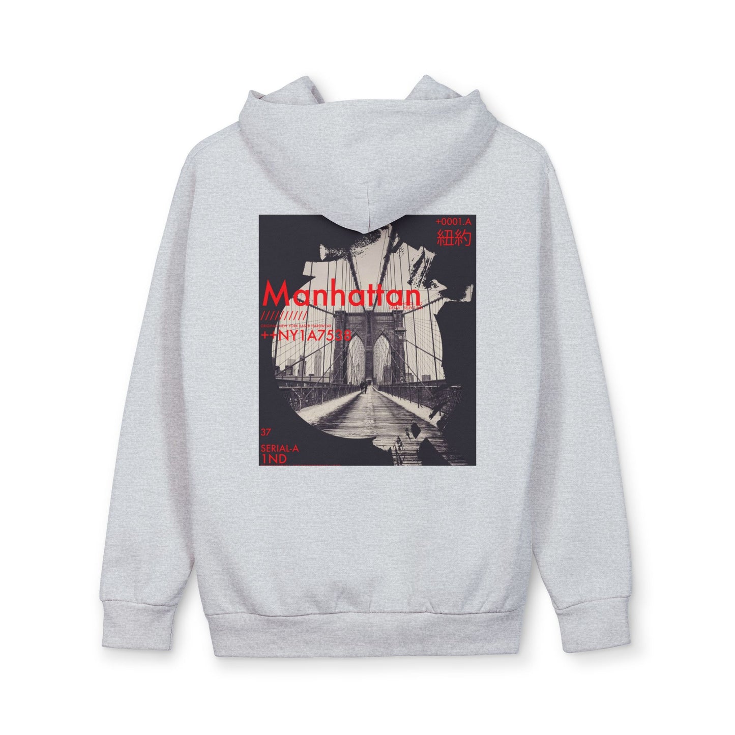 Manhattan Vintage Bridge Hoodie — Retro NYC Pullover