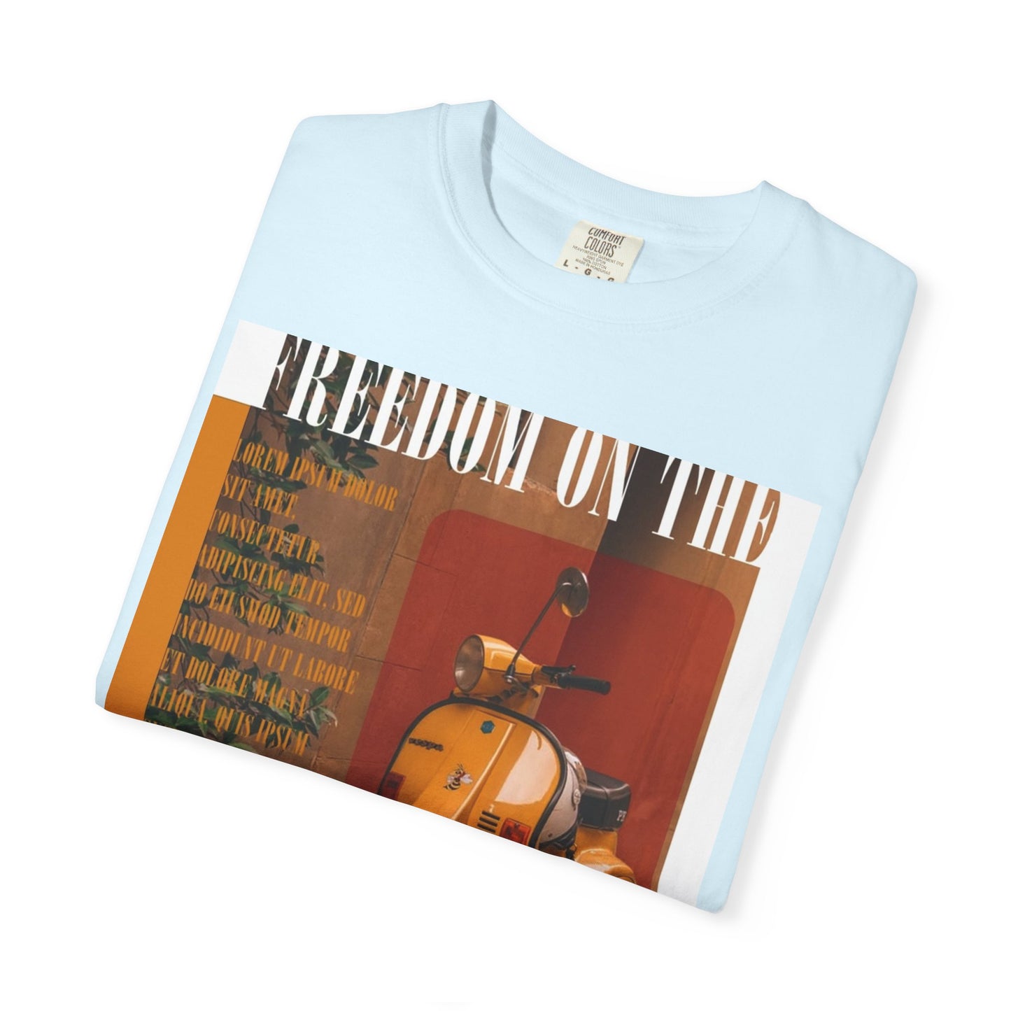Vintage Vespa 'Freedom on the Road' T-Shirt