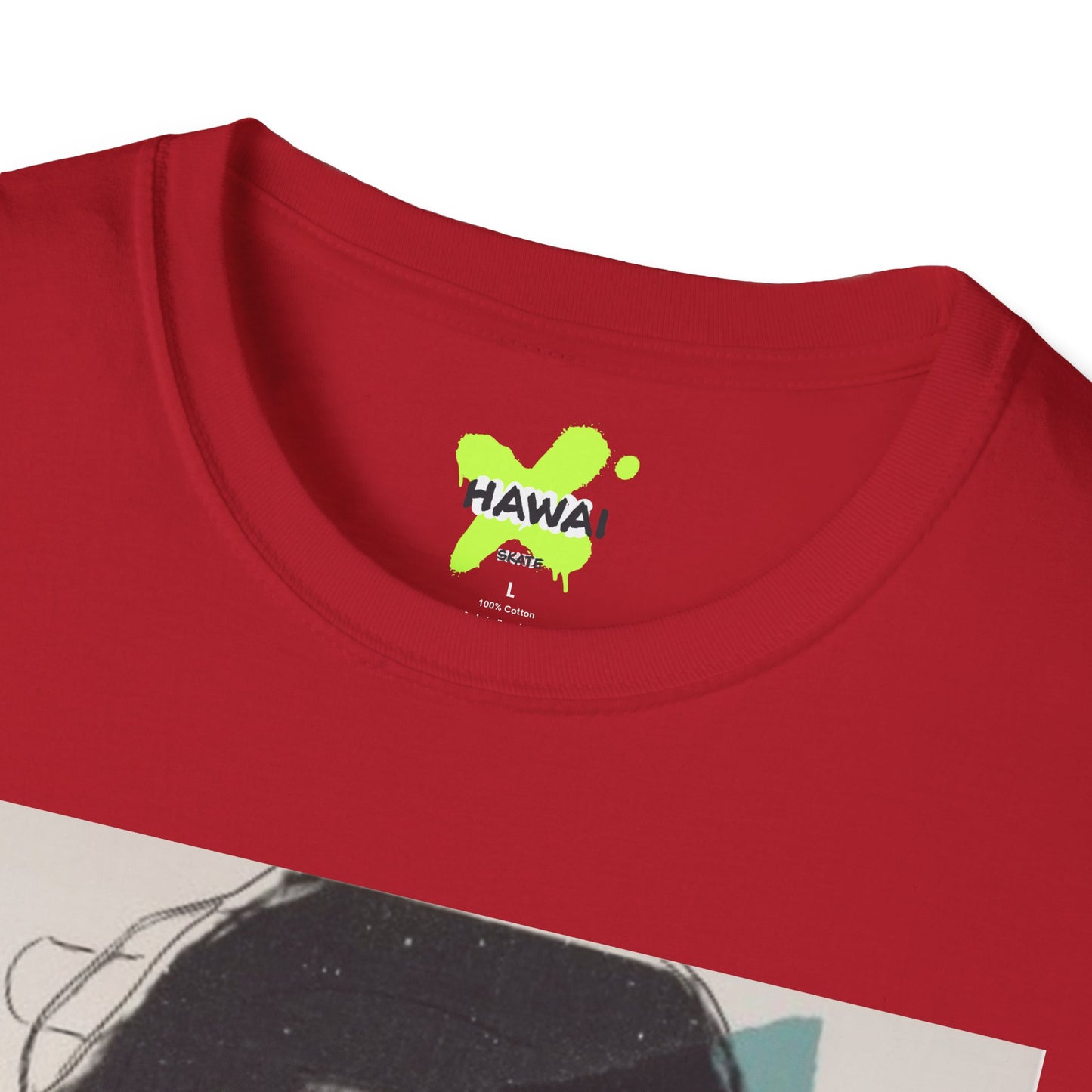 Artistic Unisex Softstyle T-Shirt - Unique Graphic Design for Art Lovers