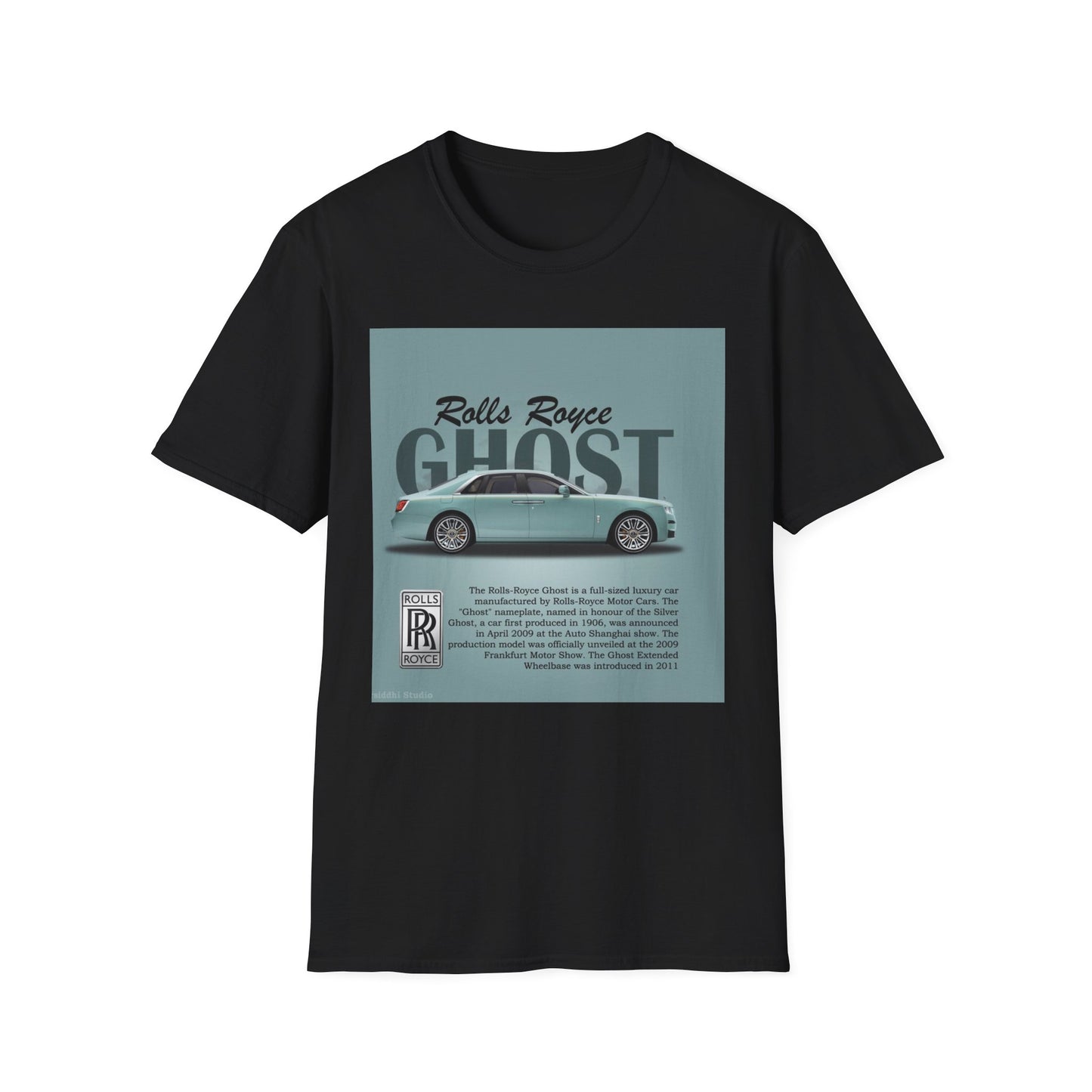 Vintage Rolls Royce Ghost T-Shirt - Classic Car Enthusiast Tee