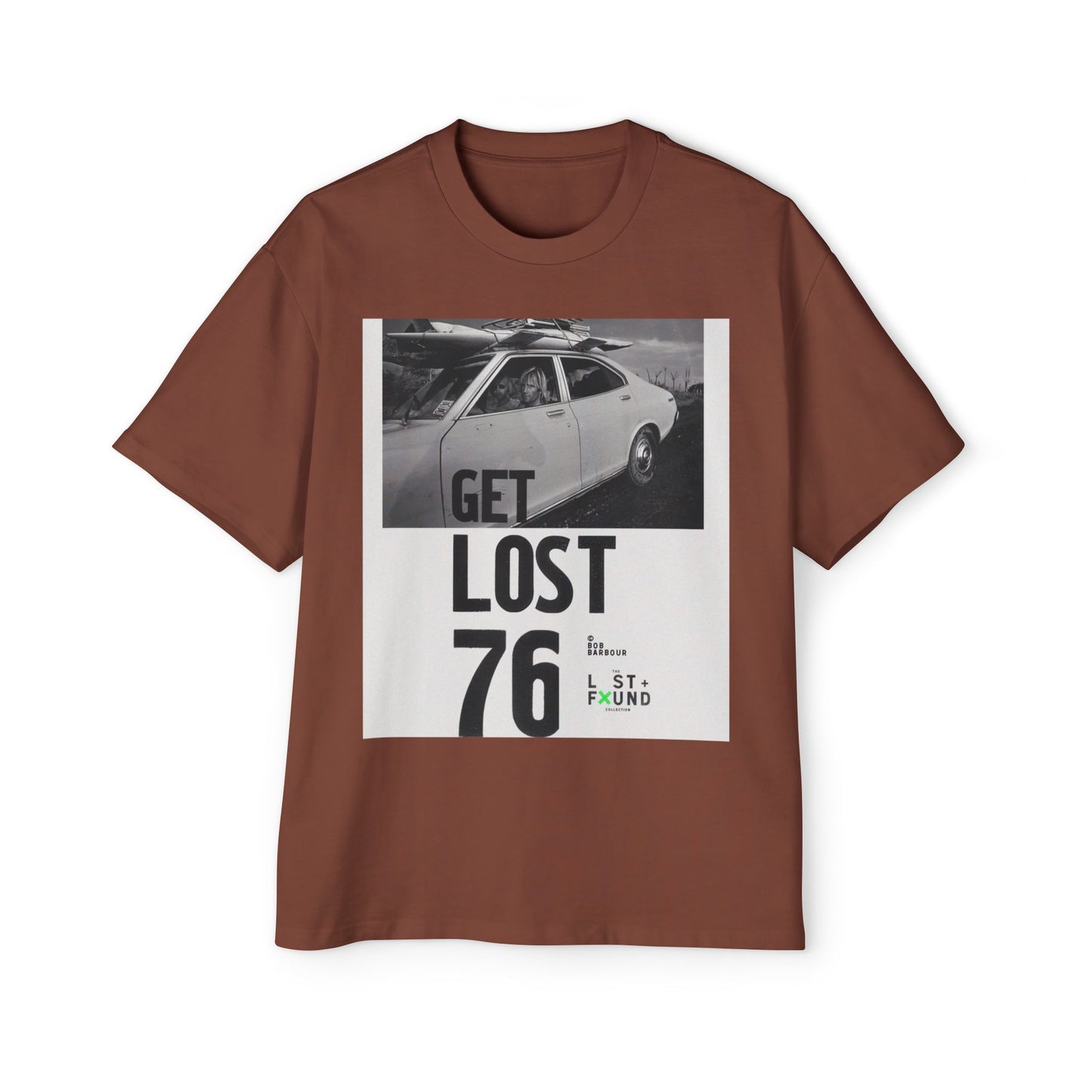 Get Lost 76 Tee — Vintage Car Graphic Oversized T‑Shirt