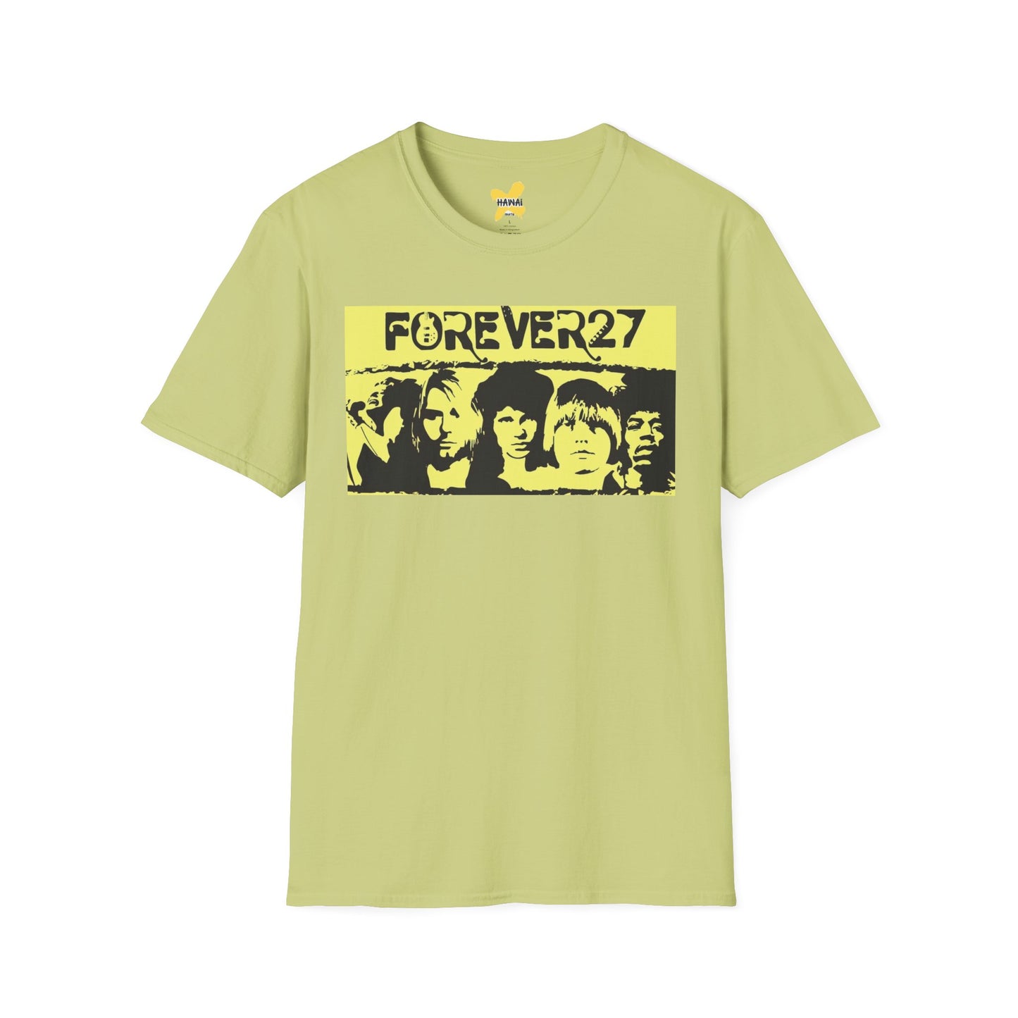 Forever 27 Unisex Softstyle T-Shirt - Tribute to Iconic Musicians