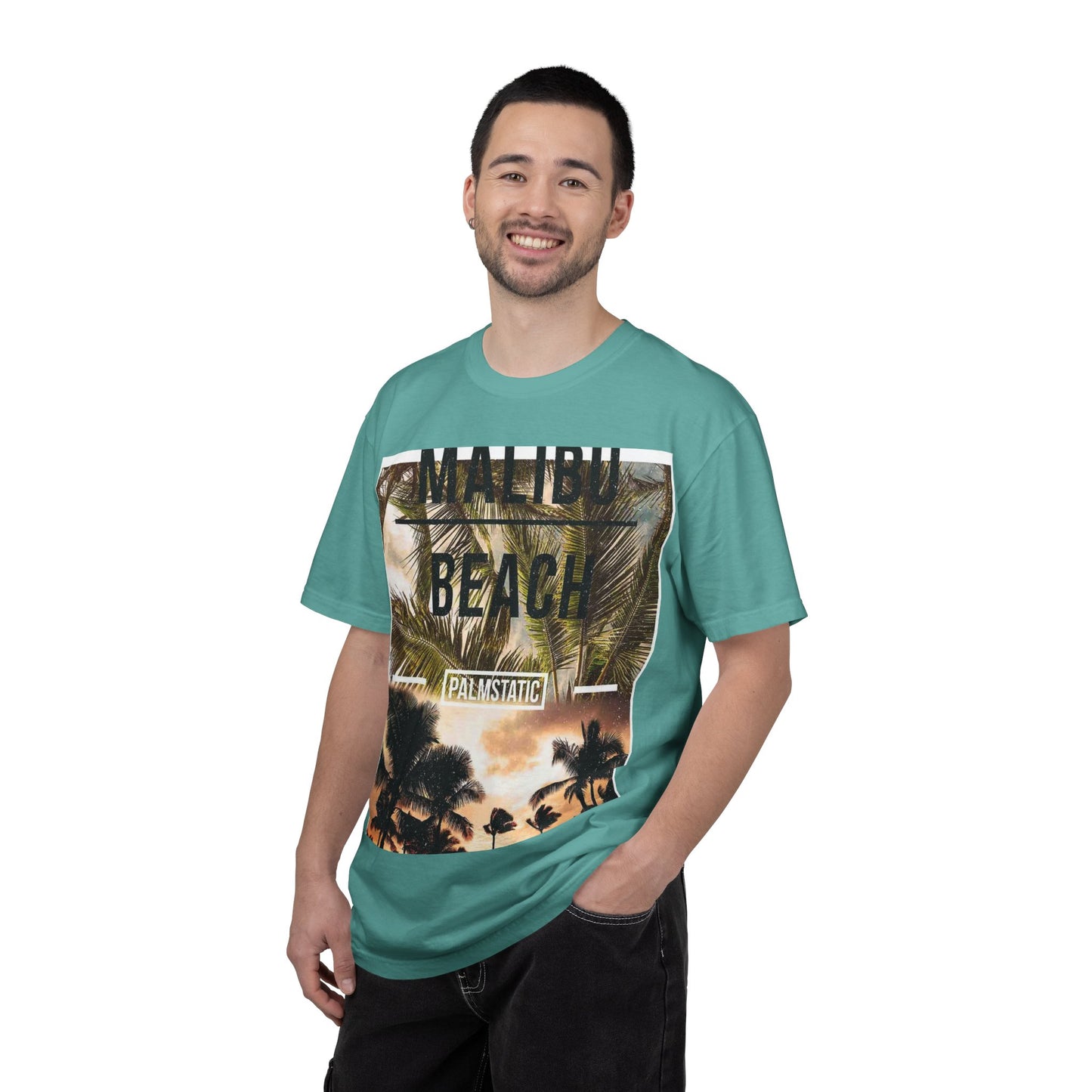 Malibu Beach Palm Photo T-Shirt