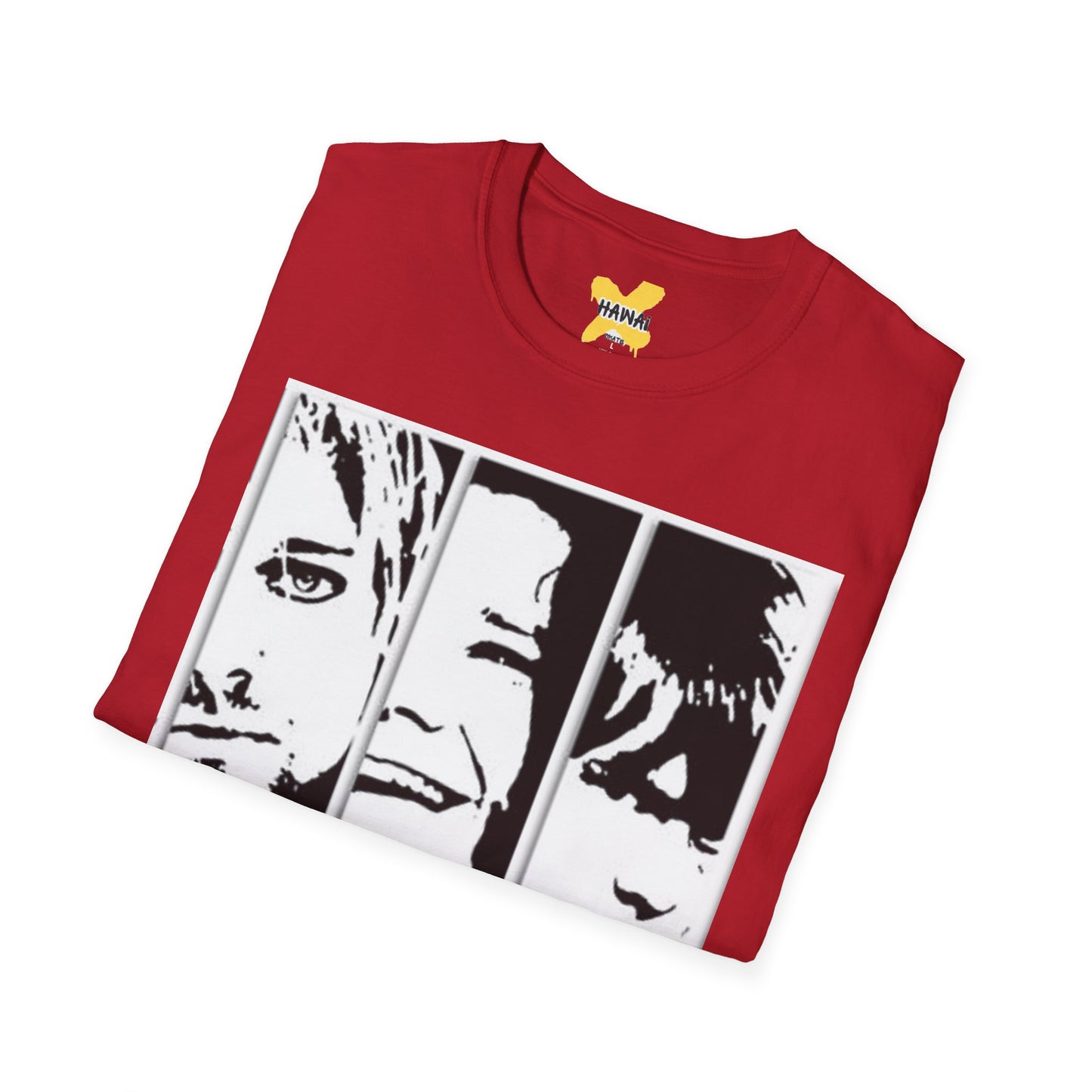 Trendy Band Graphic T-Shirt, Unisex Softstyle Tee, Casual Everyday Wear, Music Lover Gift, Rock Band Style