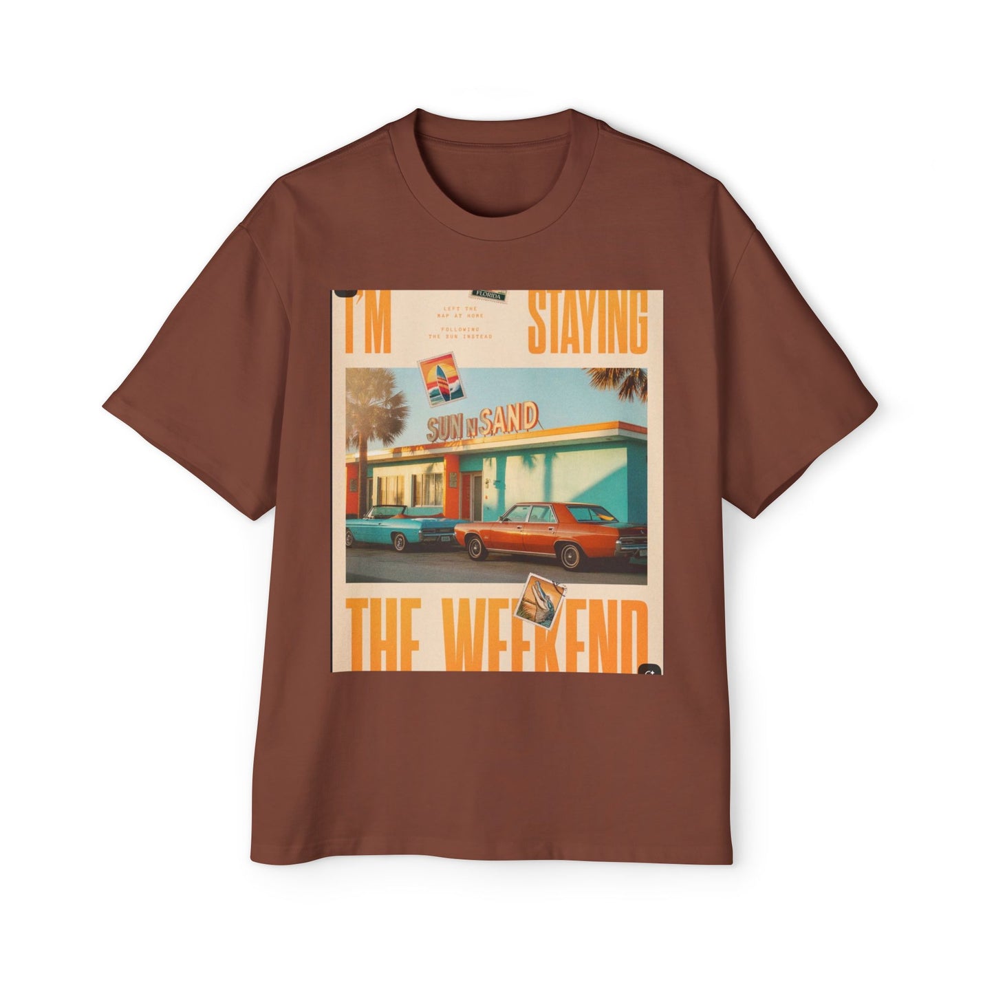 Weekend Vibes Tee — "I'm Staying the Weekend" Retro Diner Graphic T-Shirt