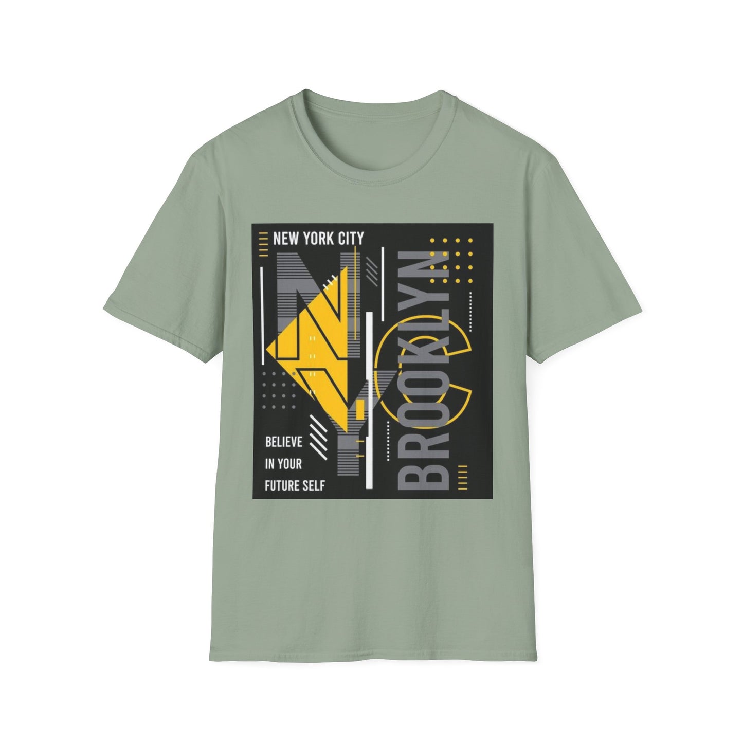 Brooklyn Graphic T-Shirt, NYC Apparel, Unisex Tee, Streetwear, Inspirational Tee, Gift for Dreamers