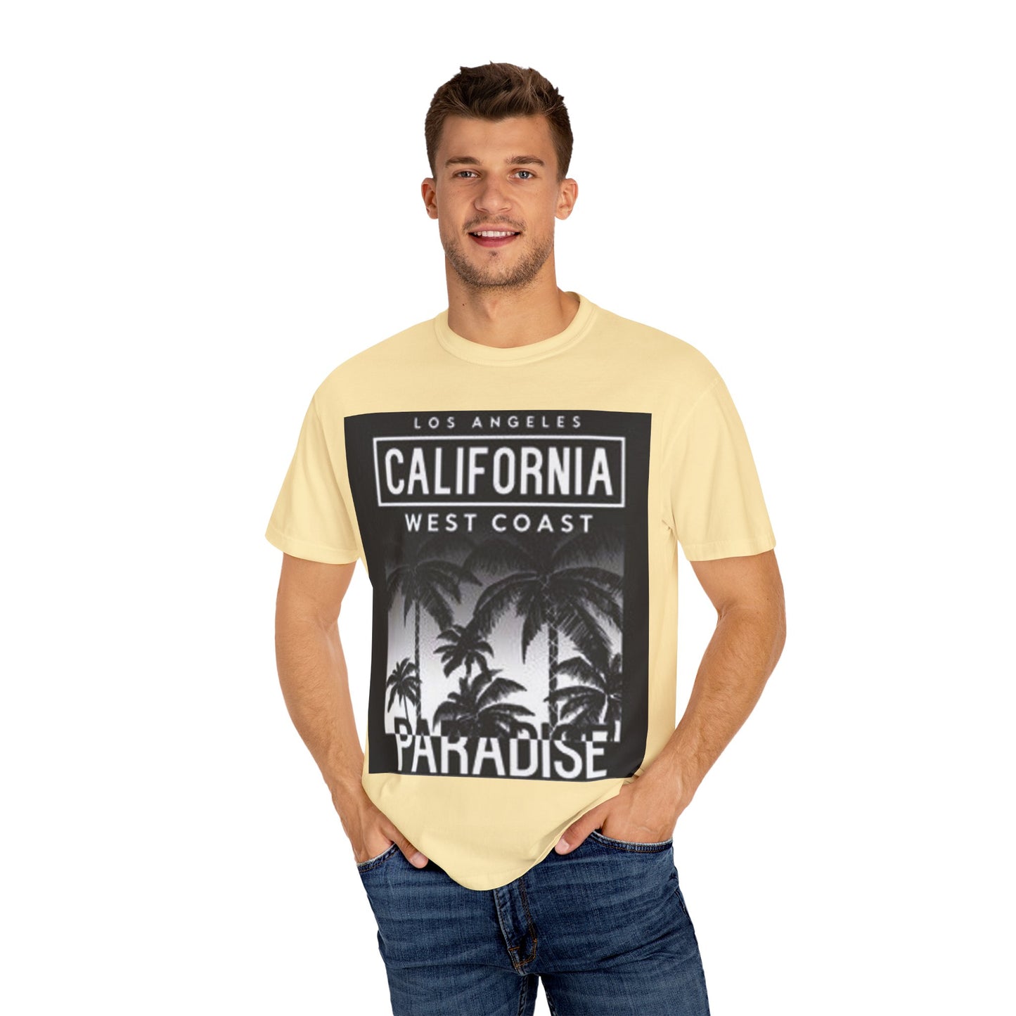 West Coast Paradise T-Shirt, Unisex Graphic Tee, California Style Shirt, Summer Vibes Top, Beachwear, Travel Souvenir