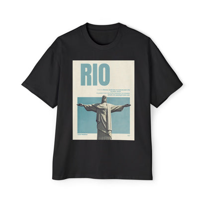 Rio Vintage Poster T-Shirt — Christ the Redeemer Travel Tee