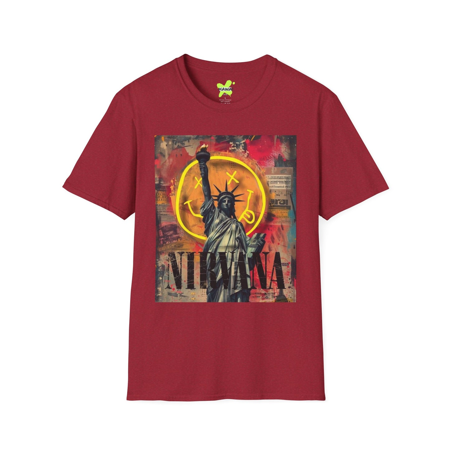 Statue of Liberty Graphic T-Shirt | Unisex Softstyle Tee for Urban Vibes