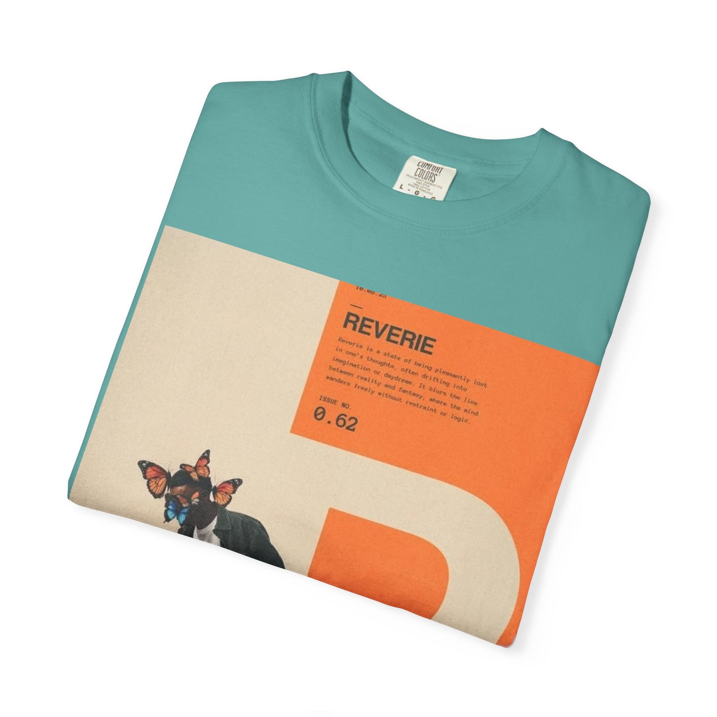 Reverie Skateboard Graphic T‑Shirt — Vintage R Letter Streetwear Tee